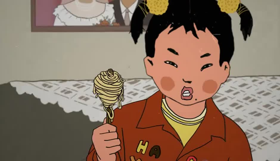 大人吃面条