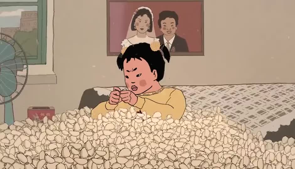 当你妈说一会找你聊聊（剥大蒜）