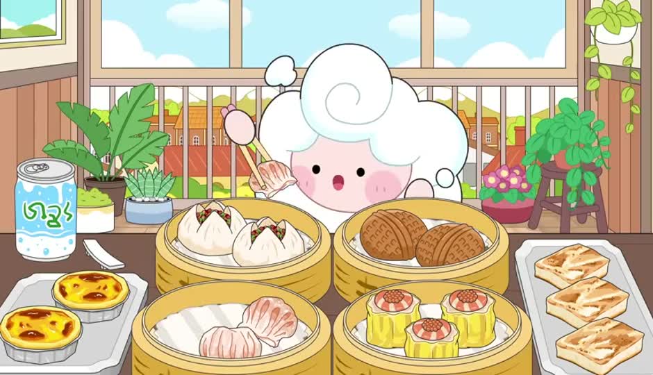 超级幸福的早餐时间