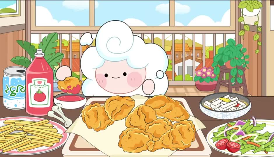 吃完这口炸鸡再减肥吧