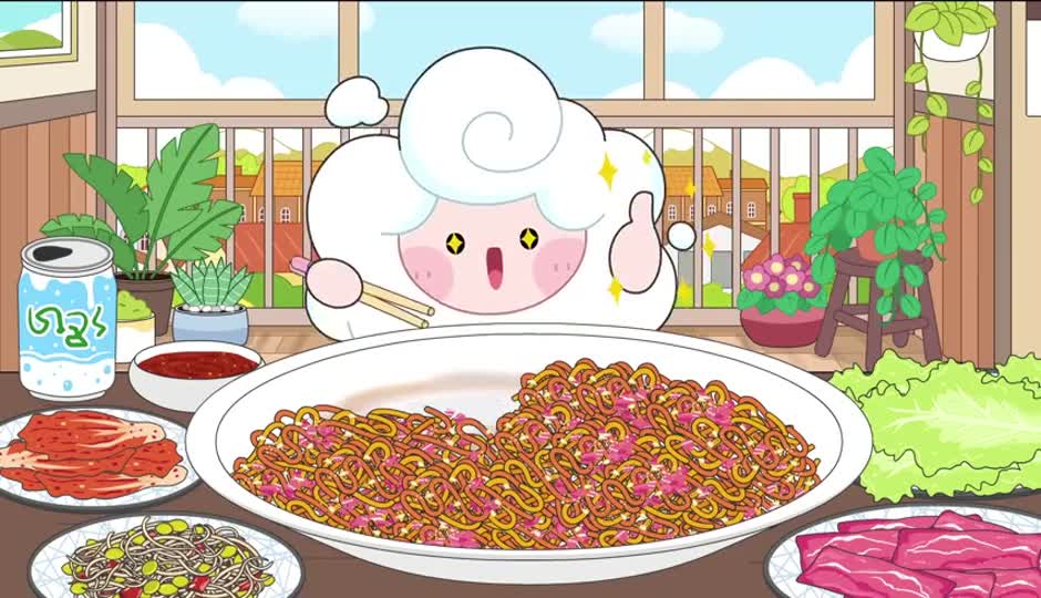 牛肉拌泡面，一大碗也不够吃呀