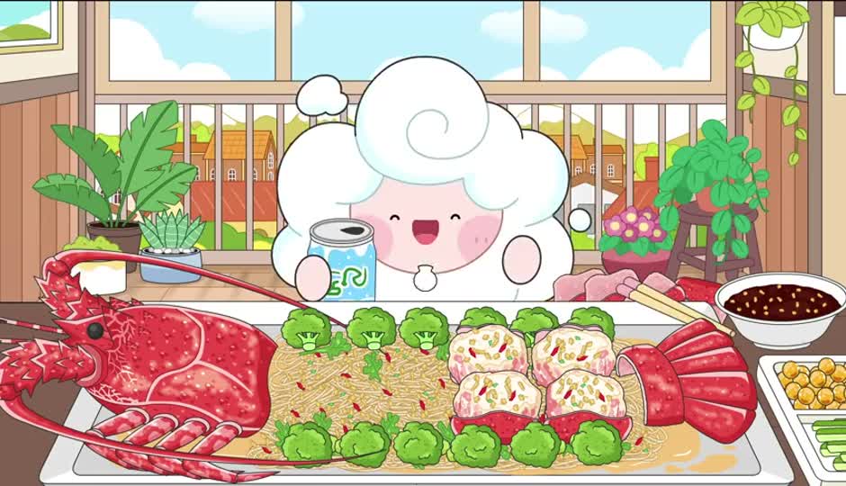 好喜欢吃大龙虾，龙虾肉好大块