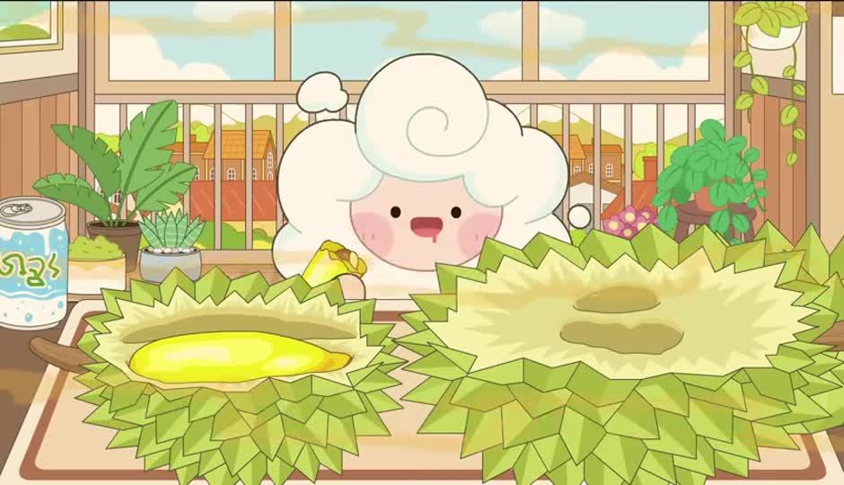 榴莲味道好重啊，受不了了受不了了