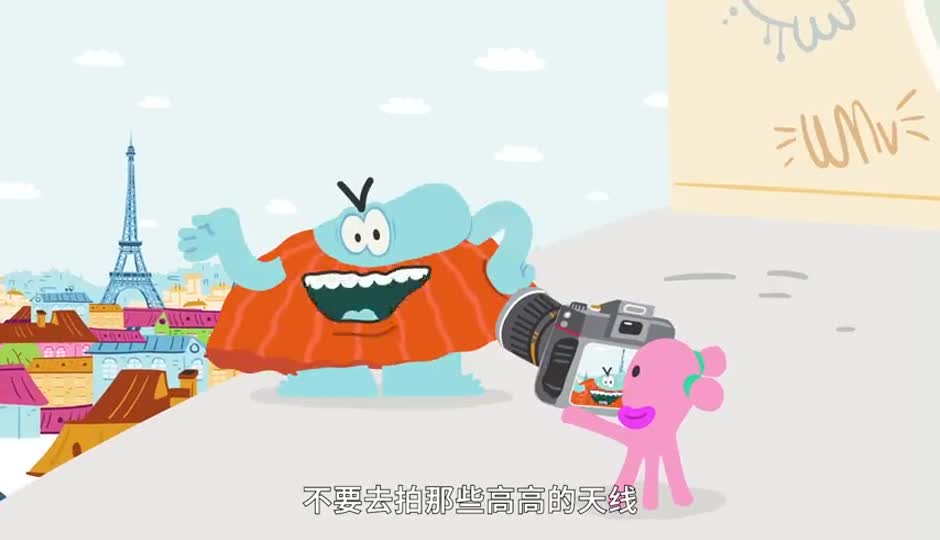 在巴黎拍照