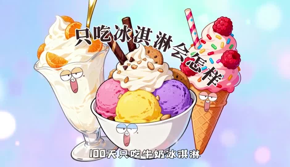 只吃冰激凌会怎么样