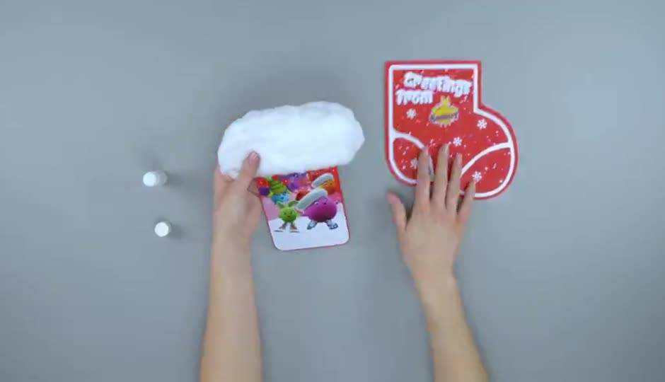 如何制作阳光小兔兔圣诞袜
