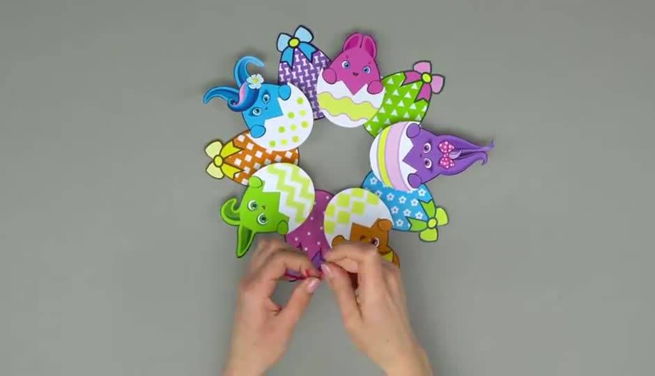 如何制作复活节花环