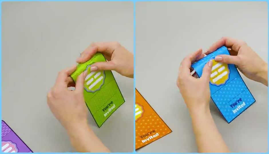 如何制作阳光小兔兔邀请卡
