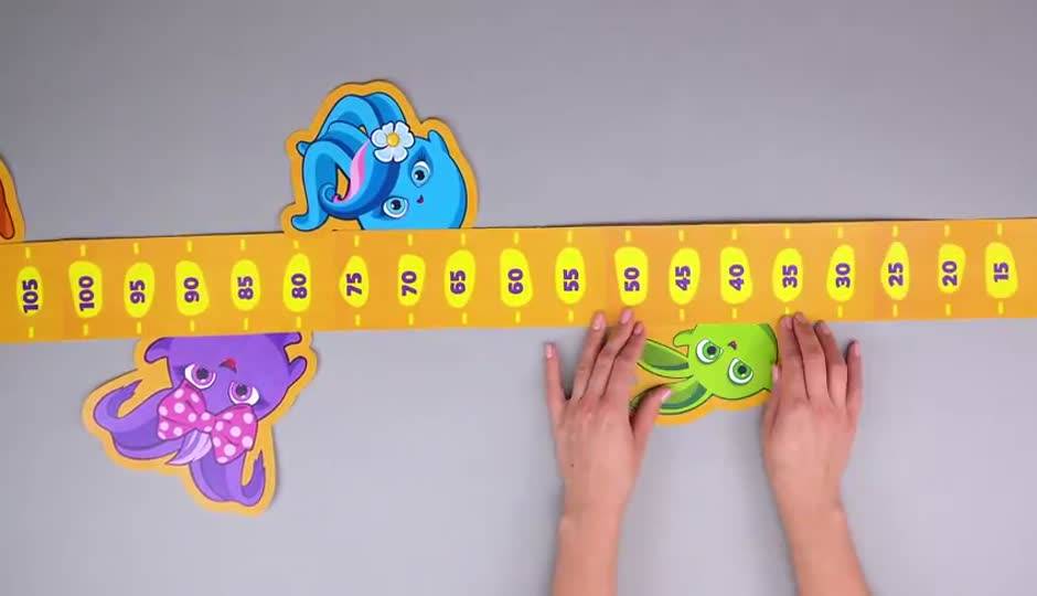 如何制作阳光小兔兔身高标尺