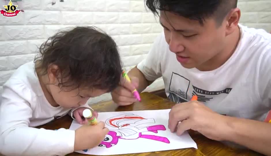面包超人涂色比赛多人游戏 挑战蜡笔小新和小马宝莉过家家