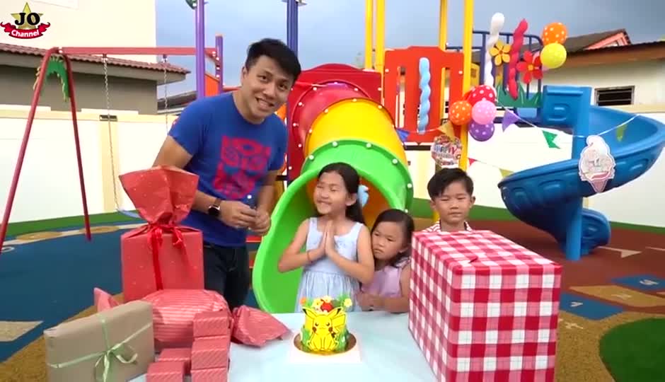 魔法布置生日派对 超高叠叠乐礼物开箱