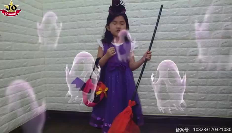 万圣节糖果玩具 不给糖就捣蛋！角色扮演游戏 亲子互动装扮女巫 桌面玩具开箱
