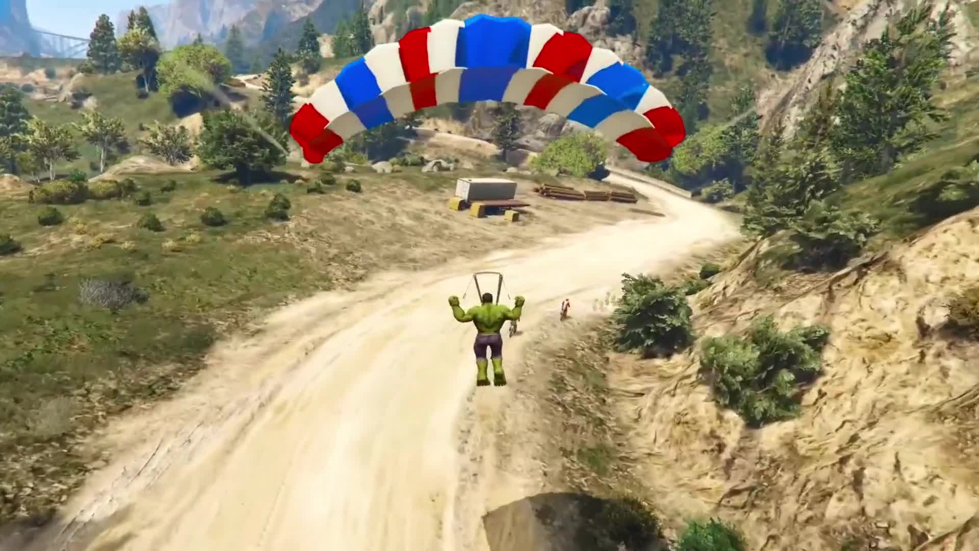 绿巨人铁人有史以来最大的坡道跳跃