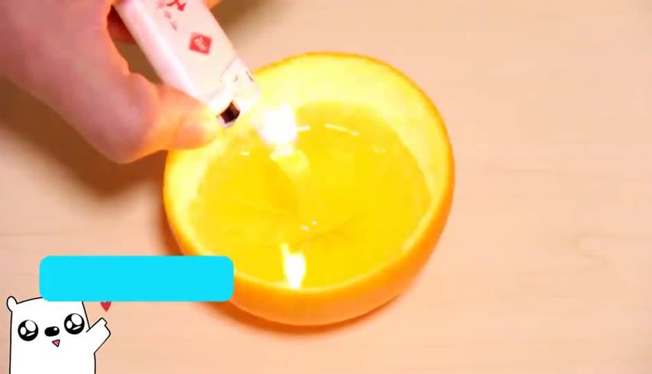 创意小橘灯