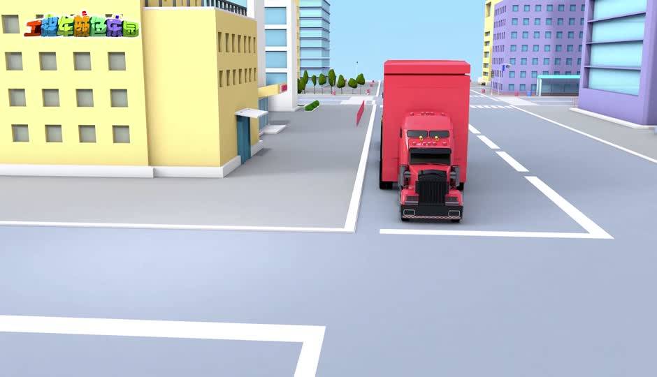 礼品盒里的工程车