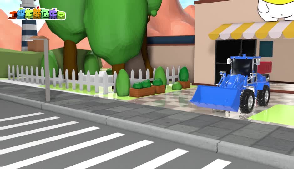 碎石机铲车卡车维修公路