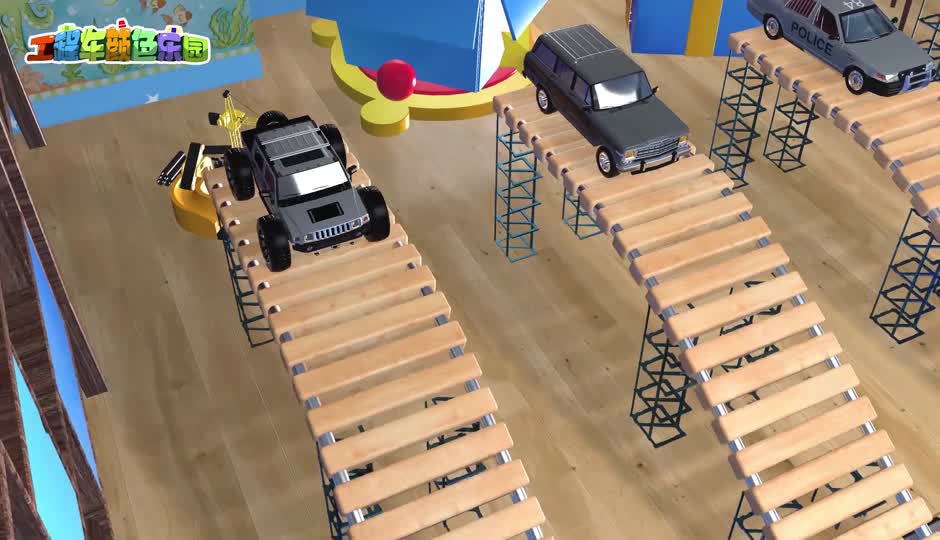 糖果工程车染色工坊