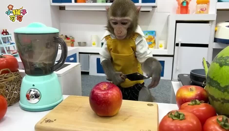 可可制作水果大餐